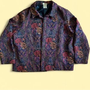 REPOP! White Stag vintage floral tapestry jacket